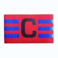 thumbnail image 3 of Opolski Football Captain Armband Soccer Competition Sports Match Leader Arm Band Badge Red, 3 of 7