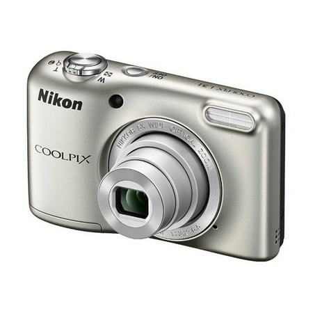 Nikon Silver Coolpix L31 Digital Camera with 16 Megapixels and 5x Optical Zoom