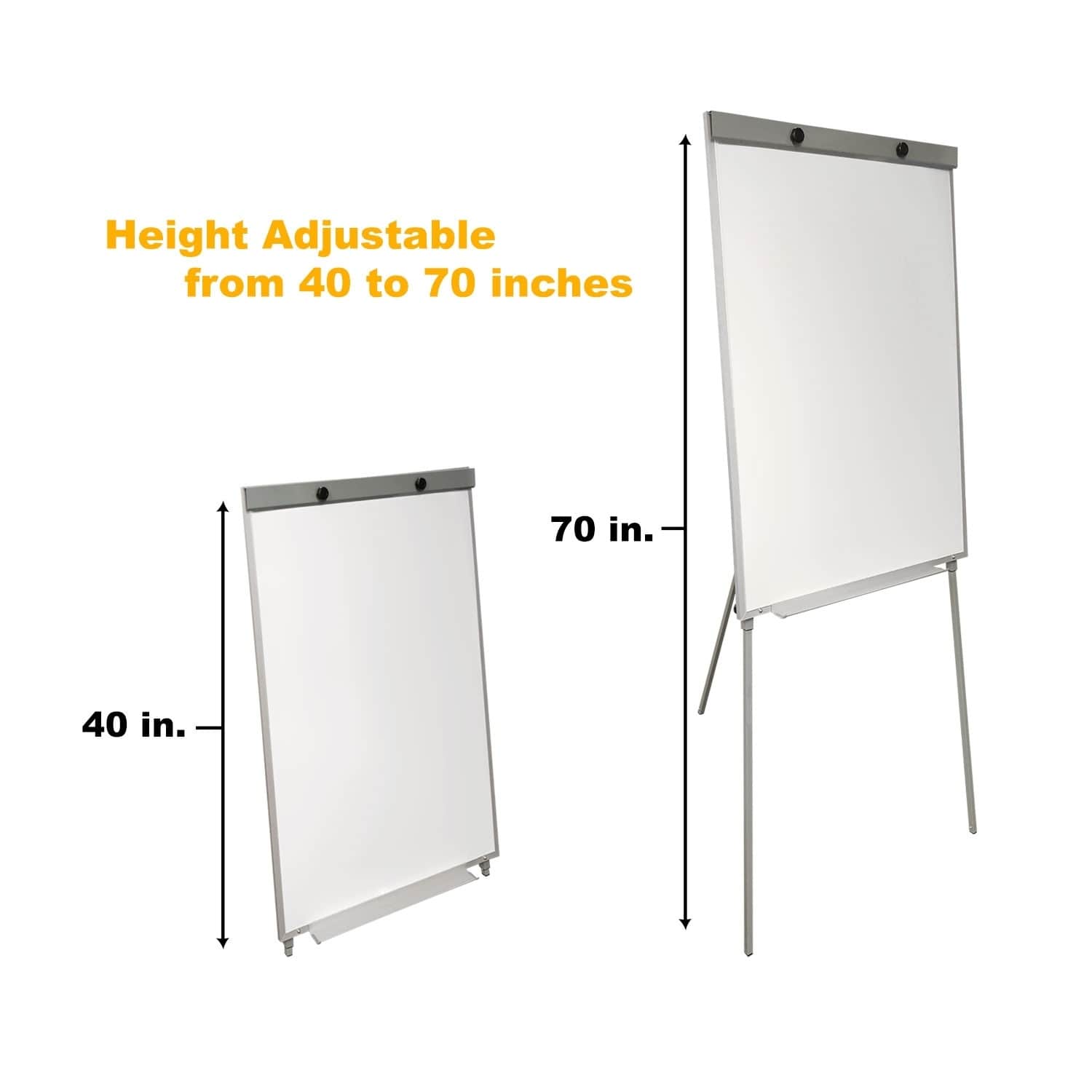 Thornton's Tripod Dry Erase Flip Chart Board, 39 x 27