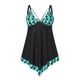 thumbnail image 4 of MKLEKYY Trajes De Baño mujer Natacion 2023 New Tankini Swimwear Fixed Print Split Size Women'S Swimwear, 4 of 6