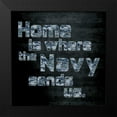 thumbnail image 2 of Gibbons, Lauren 20x20 Black Modern Framed Museum Art Print Titled - Navy Home, 2 of 5