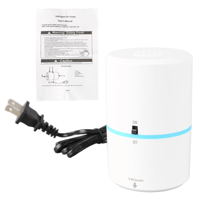 Mini sellador al vacío portátil Bomba de bolsa de compresión al vacío eléctrica de mano EE. UU. 110 V-120 V