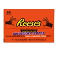 thumbnail image 2 of REESE'S Werewolf Tracks Halloween Milk Chocolate and Vanilla Flavored Creme Peanut Butter Cups, 1.4oz (24 Count) Item No. 034000945115, 2 of 3