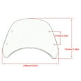 thumbnail image 5 of Suitable for For Honda Mounting Bracket Motorcycle Retro Windscreen Deflector Cover 5-7 inch Universal Motos Modified Parts Front Windshield, 5 of 5