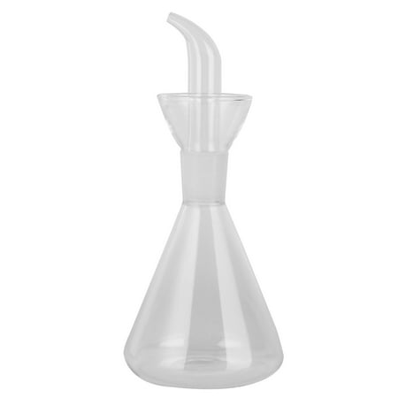 

NUOLUX Glass Oil Container Creative Vinegar Pot Oil Bottle Household Storage Holder for Kitchen Restaurant (500ml)
