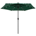 thumbnail image 6 of vidaXL Garden Parasol Sand White Polyester, Aluminum 106.3 in diameter, 6 of 27