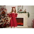 thumbnail image 3 of Arshiner Halloween Black Dress Girls Fall Funeral Casual Father Daughter Dance Dresses for 10-12Y, 3 of 9