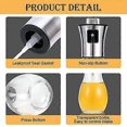 thumbnail image 3 of Portable glass oil spray, 1 olive oil spray bottle, used for barbecue, salad, cooking, pasta, baking bread, etc. (200 ml), 3 of 4