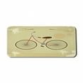 thumbnail image 1 of Vintage Computer Mouse Pad, Postcard of a Retro Bicycle on Grunge Background Illustration Artwork Print, Rectangle Non-Slip Rubber Mousepad X-Large, 35" x 15", Brown and Khaki, by Ambesonne, 1 of 2