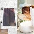 thumbnail image 7 of SKYSONIC Ethereal Burgundy Rose Hand Towels 2 Pack, Cotton Bath Towel for Drying Face Hands Body ,Absorbent Lightweight Towels for Bathroom Ktichen Travel Gym, 16"x28", 7 of 7