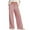Pink, variant on WIZUTIZ Women's Dress Pants Soft Stylish Loose Wide Leg Palazzo Pants Elastic Spandex High Waist Full Length Summer Pants Solid Drawstring with Pockets Trousers for Ladies Office Vacation Multi-Color