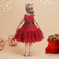 thumbnail image 4 of Toddler Girls Christmas Princess Dresses Sleeveless Party Tutu Dress, 4 of 6