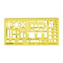 Traceease House Interior Plan Design & Furniture Templates for Kitchen/Bed/Bath,Drafting Tools-Furniture Stencils