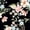 Black Ditsy Florals, variant on Women's Long Sleeve Loose Plain Maxi Dresses Casual Long Dresses with Pockets, Peach Blossom L