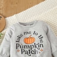 thumbnail image 7 of TOWED22 Toddler Baby Boy Halloween Outfit Sweatshirt Pants Fall Clothes Print Sweatshirt Top Long Pants Cute Winter Outfits,Grey,2-3 Y, 7 of 7