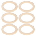 thumbnail image 1 of Anillo de dentición para bebé, 20 piezas de madera para bebé, colgante de madera Natural, anillo de dentición de madera construido para profesionales, 1 of 8