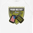 thumbnail image 4 of Inktastic Proud Military Son Boys Camo Flag Boys Baby Bodysuit, 4 of 5