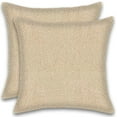 thumbnail image 1 of Herringbone Stripe Cotton Cushions Set of 2 Poly Filled With Zipper Machine Washable, 1 of 4