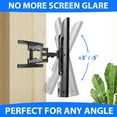 thumbnail image 5 of Mount Factory Heavy-Duty Full Motion TV Wall Mount - Articulating Swivel Bracket Fits Flat Screen Televisions from 42" to 70" (VESA 400 x 600 Compatible) - Tilt Swing Out Arm with 10' HDMI Cable, 5 of 7