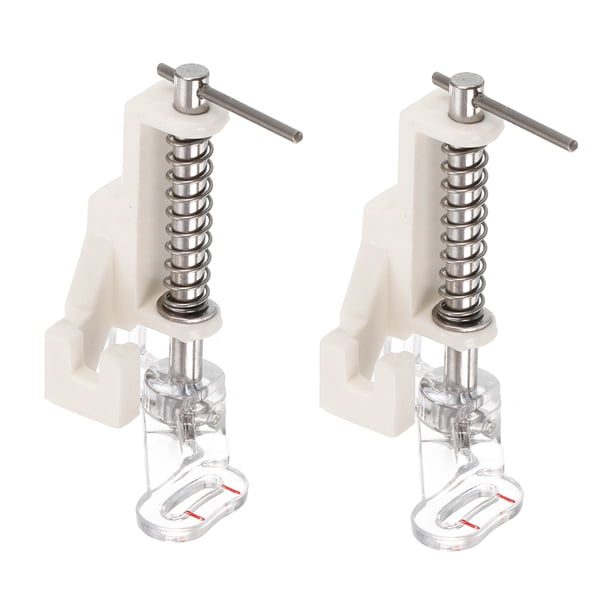 Uxcell 4021P Abrazadera de máquina de coser de movimiento libre de punta abierta, 2 paquetes