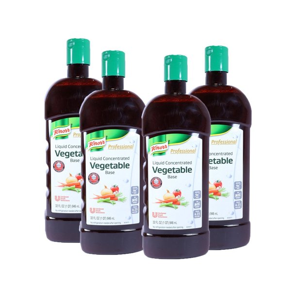 4 PACKS Knorr Liquid Concentrate Vegetable Base, 32 Ounce Walmart