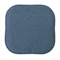 thumbnail image 4 of Alexis Memory Foam No Slip Back 16 x 16 Chair Pad Cushion 6 Pack - Denim, 4 of 7