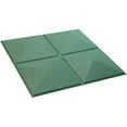 thumbnail image 6 of 19 5/8"W x 19 5/8"H Richmond EnduraWall Decorative 3D Wall Panel, Universal Pearl Metallic Sea Mist (Covers 2.67 Sq. Ft.), 6 of 6