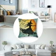 thumbnail image 5 of nygtbtfer Throw Pillow Covers, Decorative Pillow Covers, Set of 2 Throw Pillow Cases, Halloween Witch Pumpkin Bat, Pillow Covers Decorative, Pillow Cover White, 5 of 7