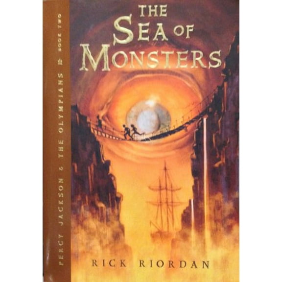 Pre-Owned The Sea of Monsters (Percy Jackson and the Olympians, Book 2) by Rick Riordan Paperback Adventure english