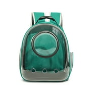 Cat Carrier Backpack - Space Capsule Pet Carrier for Small to Medium Cats & Dogs Airline-Approved, Ventilated & Comfortable for Travel, Hiking, Walking & Camping pro dark green