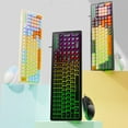 thumbnail image 4 of Color Backlit Gaming Keyboard Mechanical Touch Feedbacks Waterproof Plastic Build Wide Compatibility Systems, 4 of 8