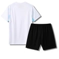 thumbnail image 5 of 2 Pack Boys' Soccer Jerseys, Quick Dry Athletic Short Sleeve V Neck T-Shirts for Youth Kids, Performance Tops Activewear Size 2XS-XL White, 5 of 5