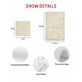 thumbnail image 7 of Beige Flowers Kitchen Dish Towels for Drying Dishes Set of 3, Spring Floral Farmhouse Retro Art Waffle Weave Microfiber Hand Tea Bathroom Towels Quick Dry & Absorbent Towel 12x12, 7 of 7