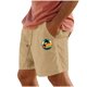 thumbnail image 1 of Pantalones Cortos para Hombre Cintura Elástica con Bolsillos Color Sólido Casual Cordón Suelto Pantalones Cortos de Ejercicio, 1 of 4