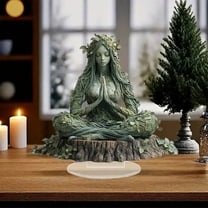 Multicolor Acrylic Display Stand for Desk Decor with Cultural and Fantasy Themes Desktop Decorations for Home Office Tabletops Showcasing Handmade Crafts Collectibles