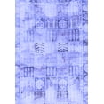 thumbnail image 1 of Ahgly Company Machine Washable Indoor Rectangle Abstract Blue Modern Area Rugs, 5' x 7', 1 of 4