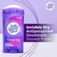 thumbnail image 5 of Lady Speed Stick Invisible Dry Antiperspirant Deodorant, Shower Fresh, 2.3oz, 5 of 15