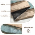 thumbnail image 6 of 5'x8' Area Rugs, Blue Brown Farmhouse Indoor Outdoor Area Rug for Living Room Bedroom, Retro Vintage Wood Washable Bathroom Rugs Kitchen Floor Carpet Mats Home Decor Aesthetic, 6 of 8