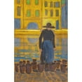 thumbnail image 2 of Georges Gaudion 13x18 Gold Ornate Wood Frame and Double Matted Museum Art Print Titled - The Woman Trader in Pots, 2 of 4