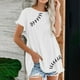 thumbnail image 2 of Camiseta de manga corta estampada casual para mujer OAVQHLG3B Store  lin121212, 2 of 5