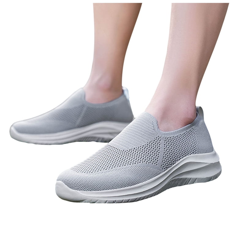 Yindaity Running Shoes Men Fashion Sneakers Slip on Casual  display picture 2