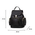 thumbnail image 2 of Mochila De Mujer Fana Odila Color Negro Lúcela, 2 of 2