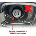 thumbnail image 5 of Tethered 2.5inch ID, Capless Gas Cap Dirt, Water & Dust Cover Compatible With Jeep, Dodge, , and Select Ford,  &  Models Capless Gas Cap Fuel Filler Nozzle Cover, 5 of 8