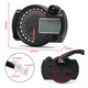thumbnail image 5 of Velocímetro Moto Tablero Universal Digital Deportiva 7 Colo Negro Redondo, 5 of 5