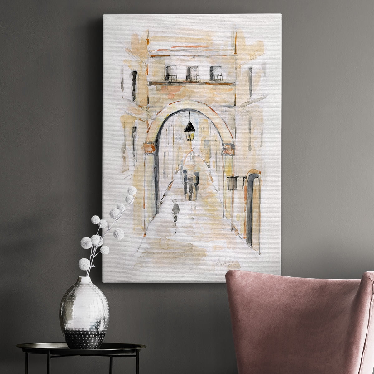 Wexford Home 32 x 48 Venice Market Day I Premium Gallery Wrapped Canvas - Ready to Hang