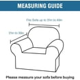 thumbnail image 4 of H.VERSAILTEX Thick Stretch Velvet Armchair Slipcover, One-Piece 1-Seater Furniture Protector for Living Room, Peacock Blue, 4 of 6