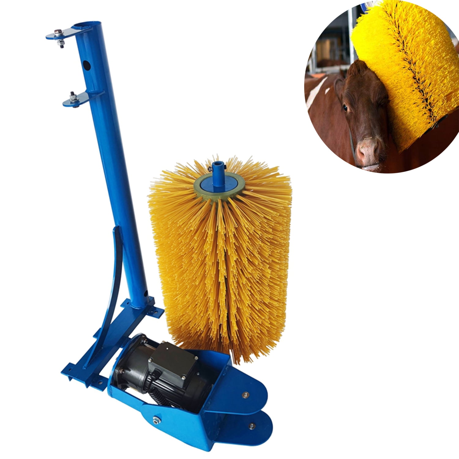 INTBUYING Automatic Cow Body Massage Brush Swing Type Rotating Bovine