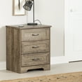 thumbnail image 2 of South Shore Harma, Farmhouse End table, Weathered Oak, 2 of 13