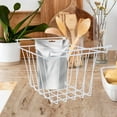 thumbnail image 3 of Phenofice Freezer Basket White Metal Freezer Organization For Household Users 1Pack, 3 of 7