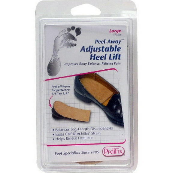 PediFix Peel-Away Adjustable Heel Lift Large 1 Each